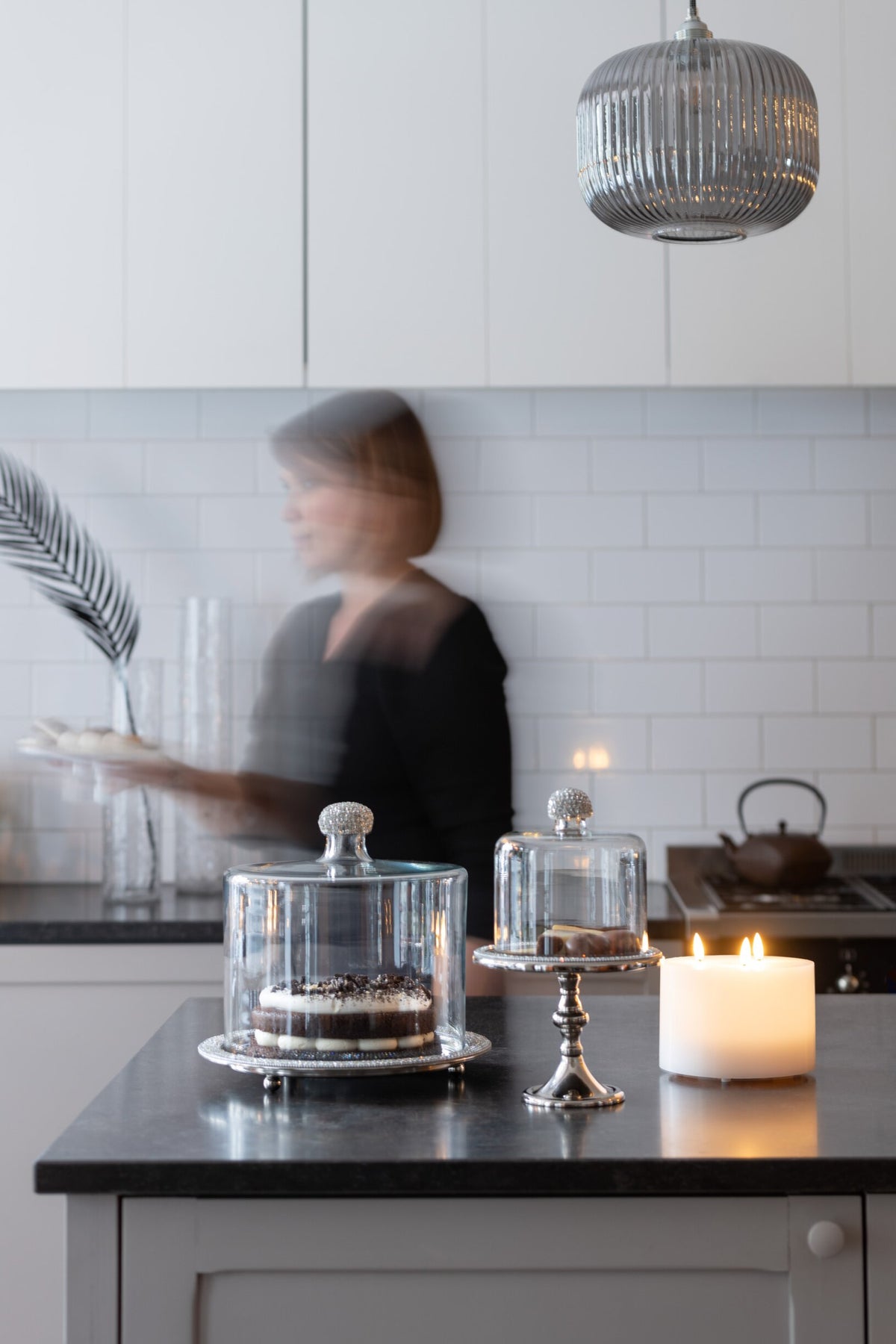 Kaars Led 3 Vlammen Wit Medium