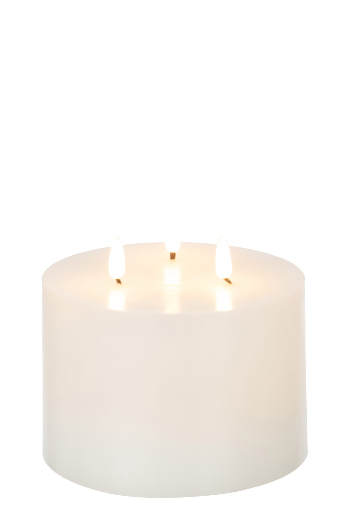 Kaars Led 3 Vlammen Wit Medium