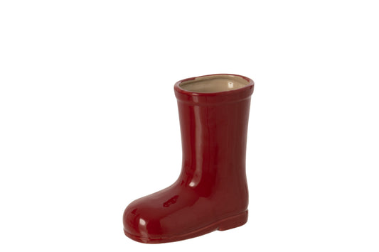 Boot Porcelain Dark Red Small