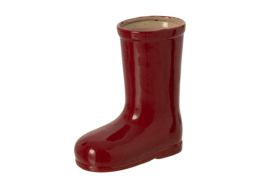 Boot Porcelain Dark Red Large