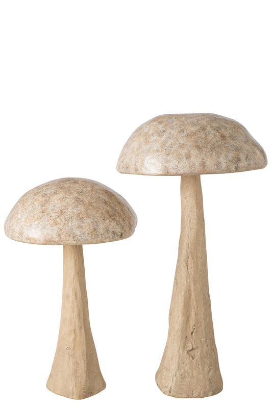 Mushroom Magnesium Beige Large
