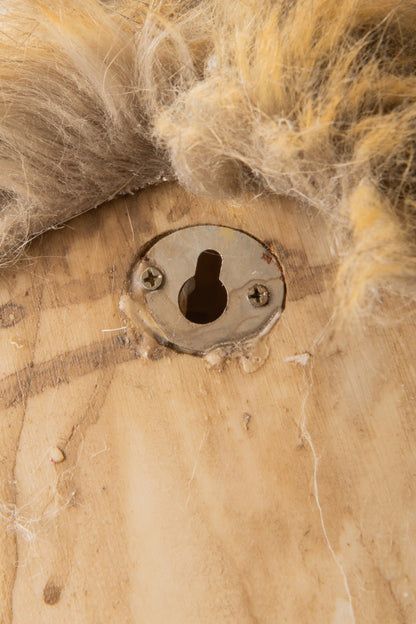 Wall Object Reindeer Head Polyresin Brown/Light Beige Large