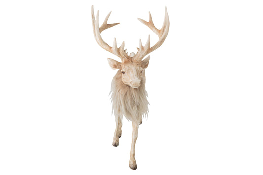 Reindeer Polyresin Light Beige Large