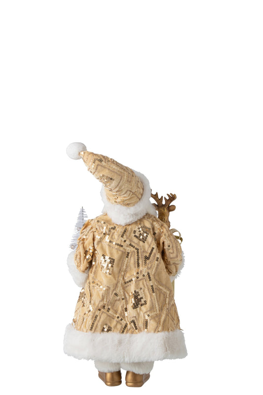 Santa Claus Synthetic Gold Small