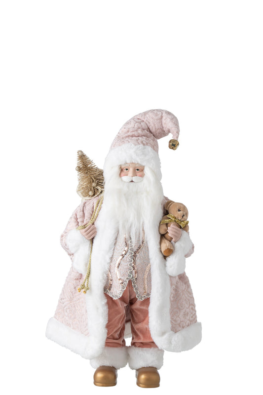 Santa Claus Synthetic Light Pink Medium