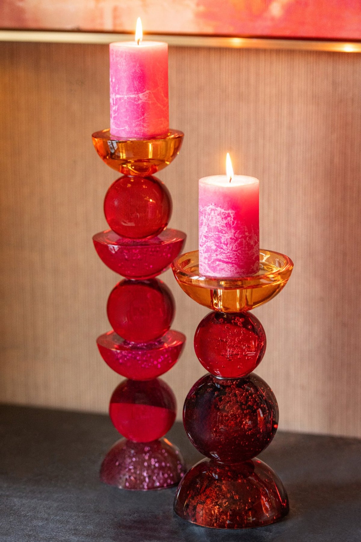 Kaarshouder Glas Multi Small