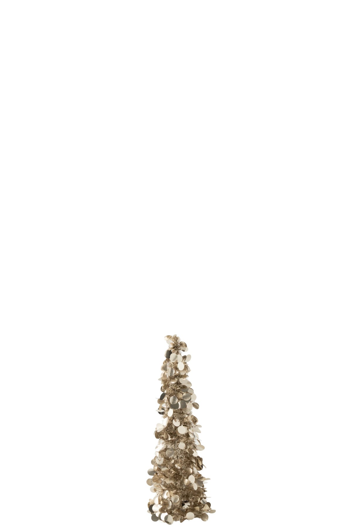 Tree Sparkling Polystyrene Greige Small
