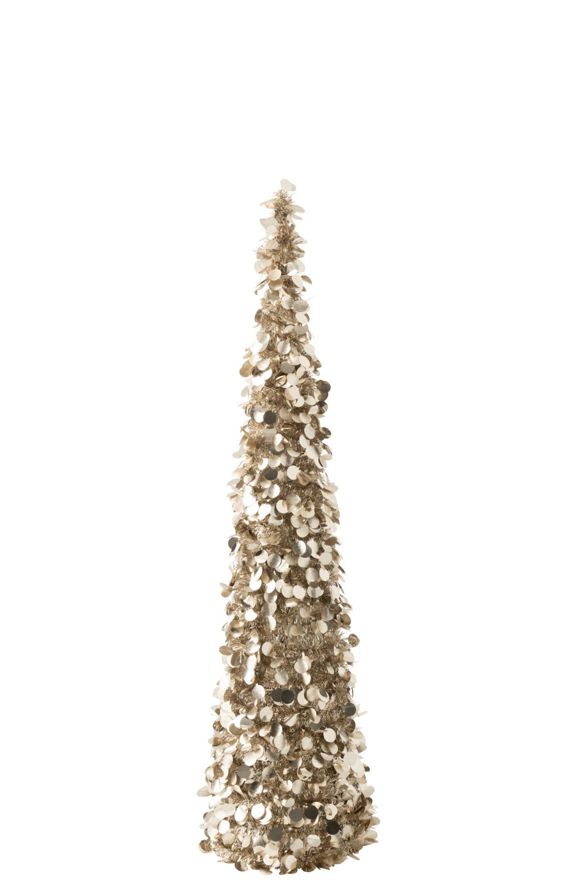Tree Sparkling Polystyrene Greige Large