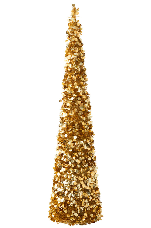 Tree Sparkling Polystyrene Gold Extra Large