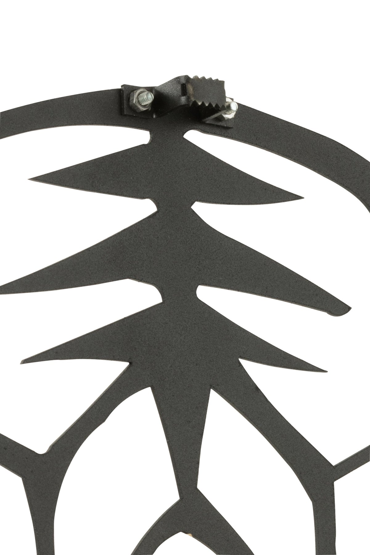 Wall Decoration Tiger Metal Black