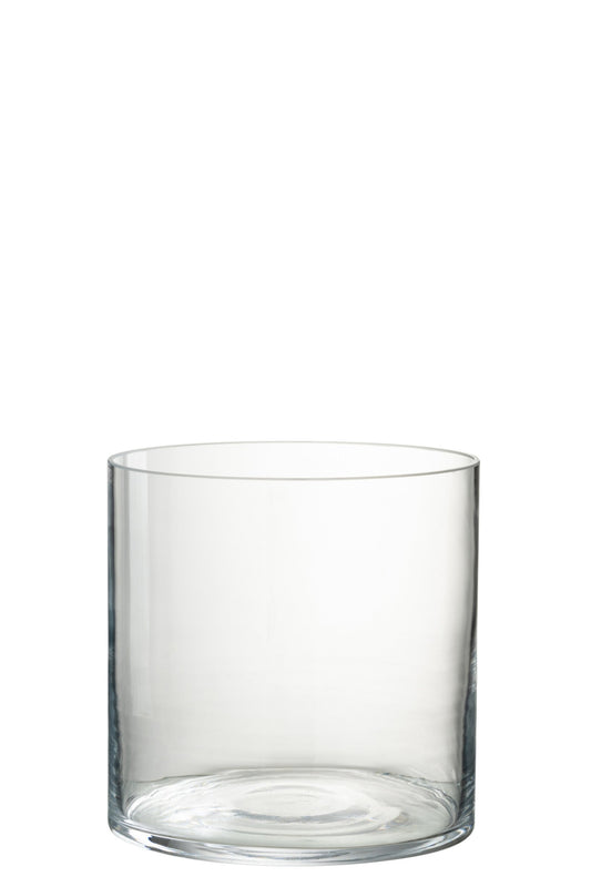 Windlicht Rond Glas Transparant Small