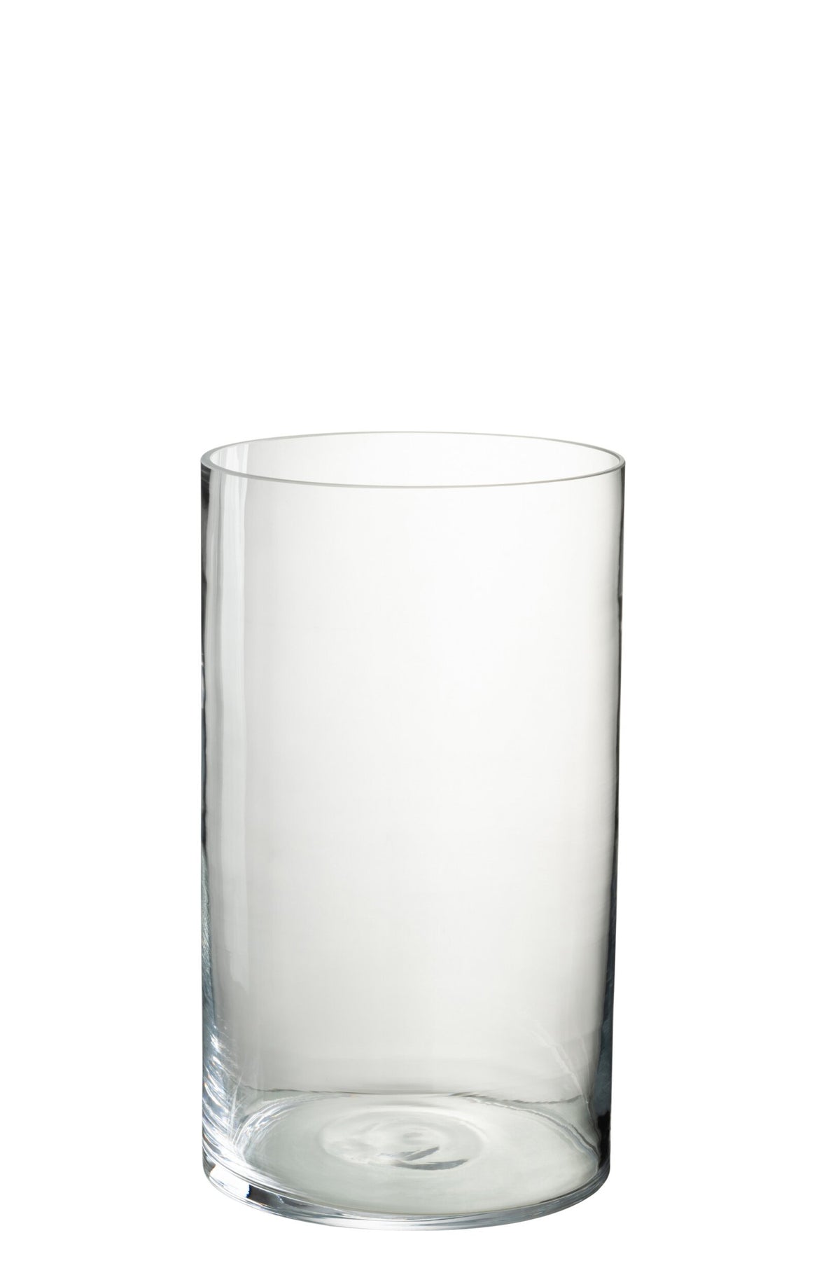 Windlicht Rond Glas Transparant Medium