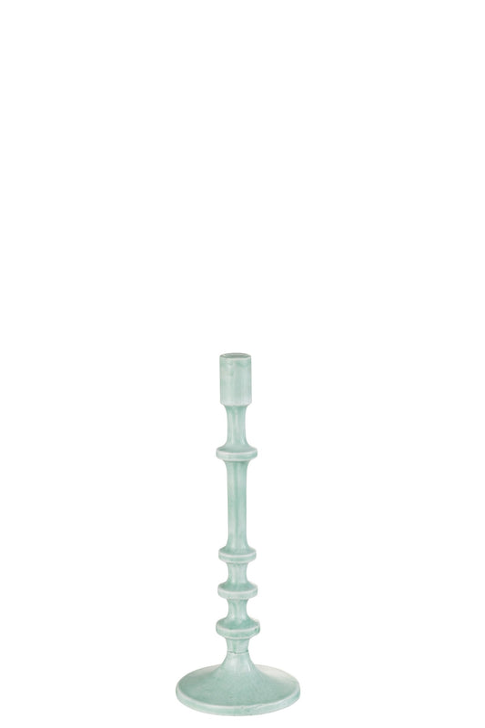 Kandelaar Klassiek Aluminium Blauw Small