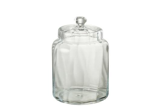 Pot Elia glas transparant medium