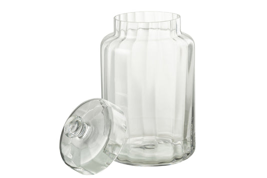 Pot Elia glas transparant groot