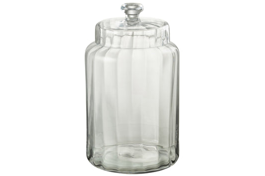 Pot Elia glas transparant groot