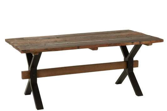 Table Vintage Wood Brown