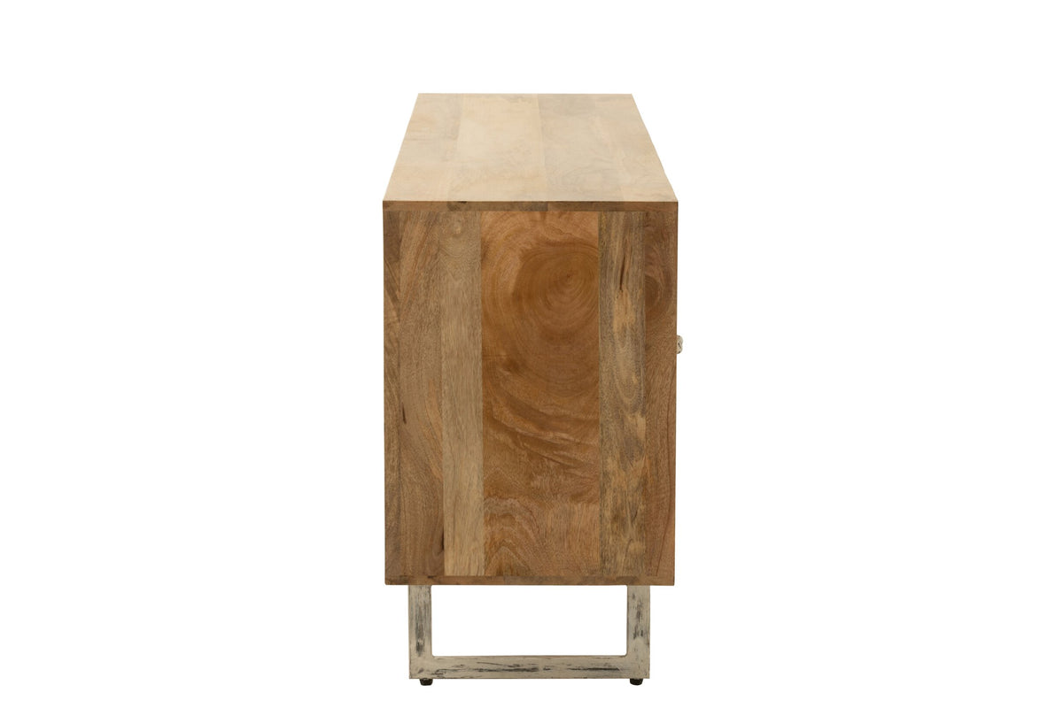 Sideboard Rattan Mango Wood Natural