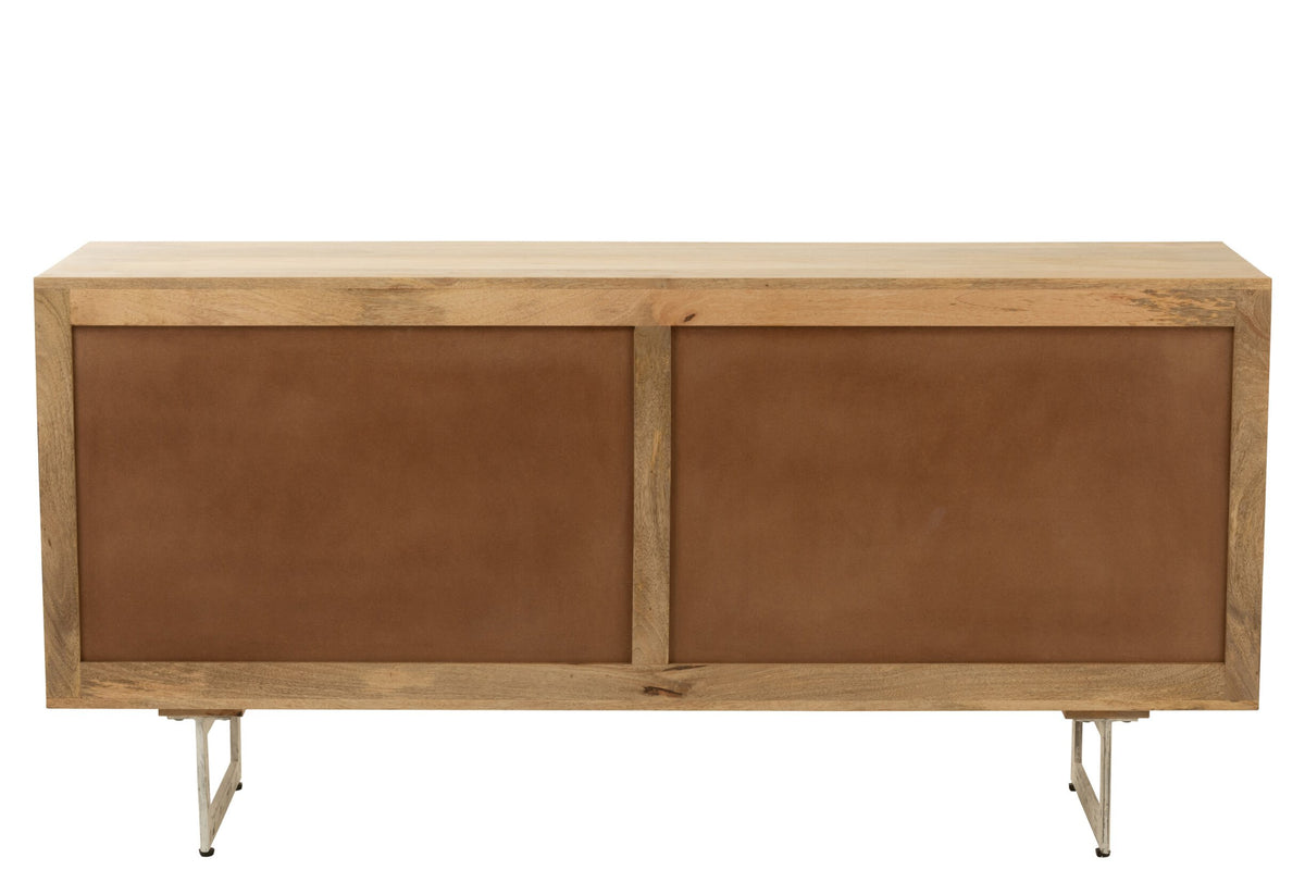 Sideboard Rattan Mango Wood Natural