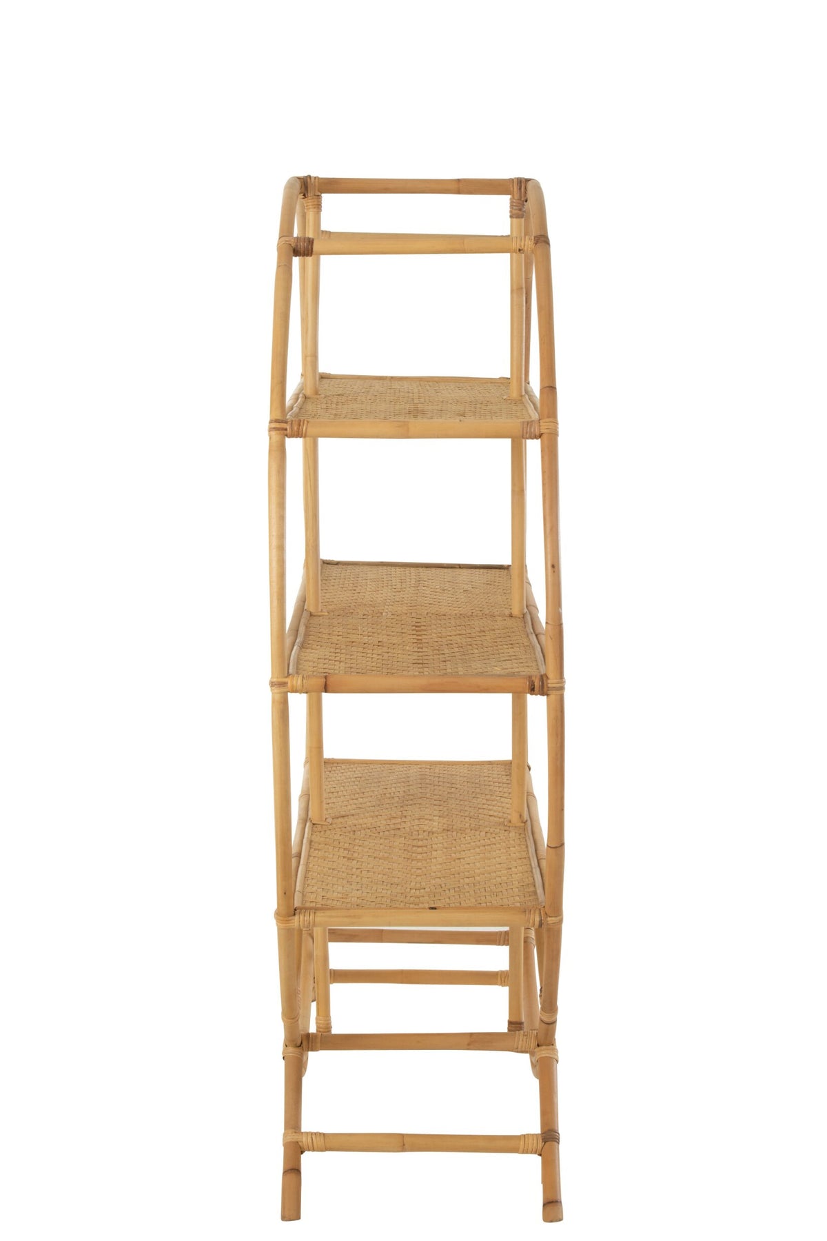 Rack 3 Shelves Rattan Natural