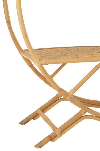 Rack 3 Shelves Rattan Natural