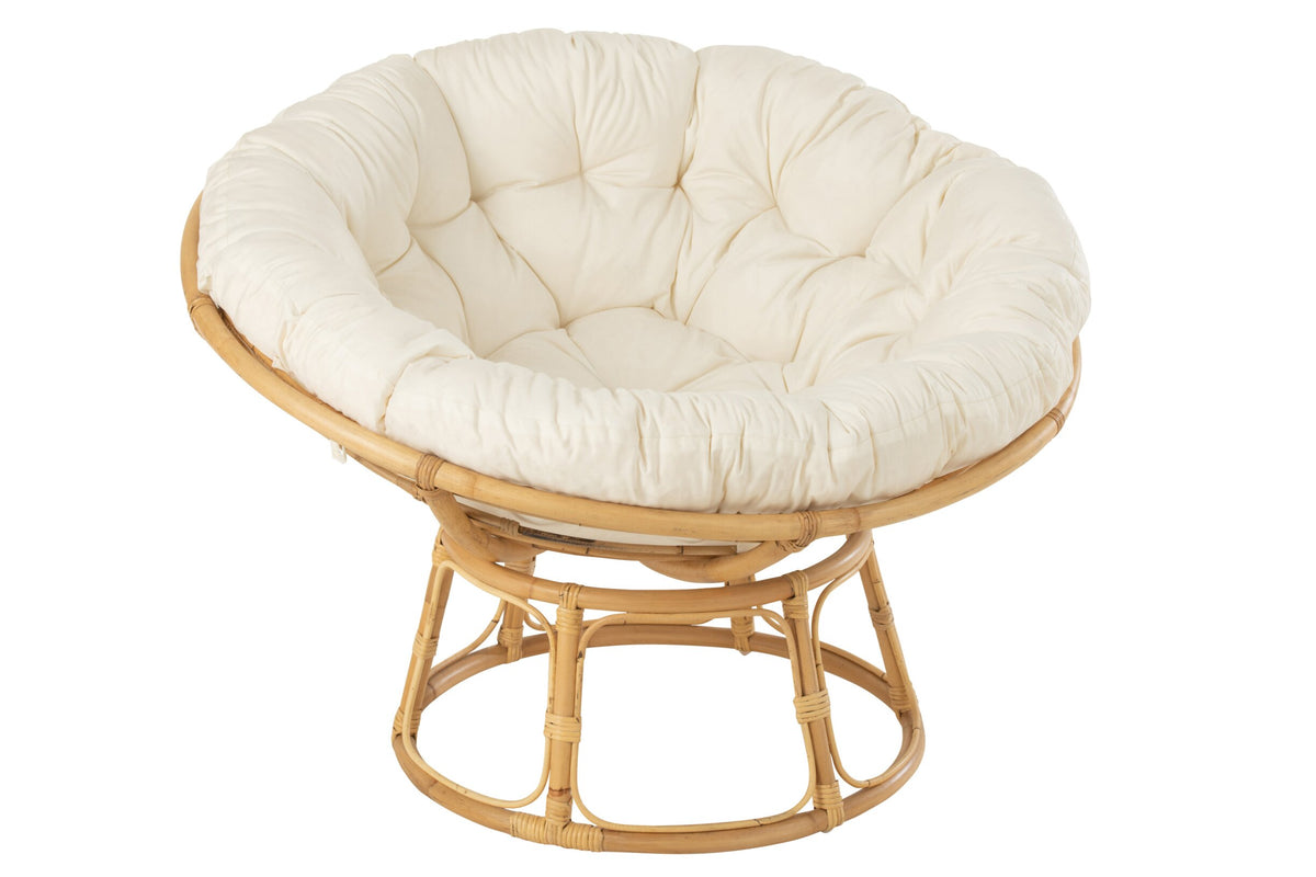 Sofa Celine + Cushion Rattan Natural