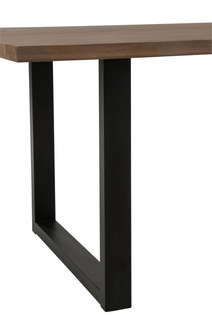 Table Legs Rectangle Steel Black