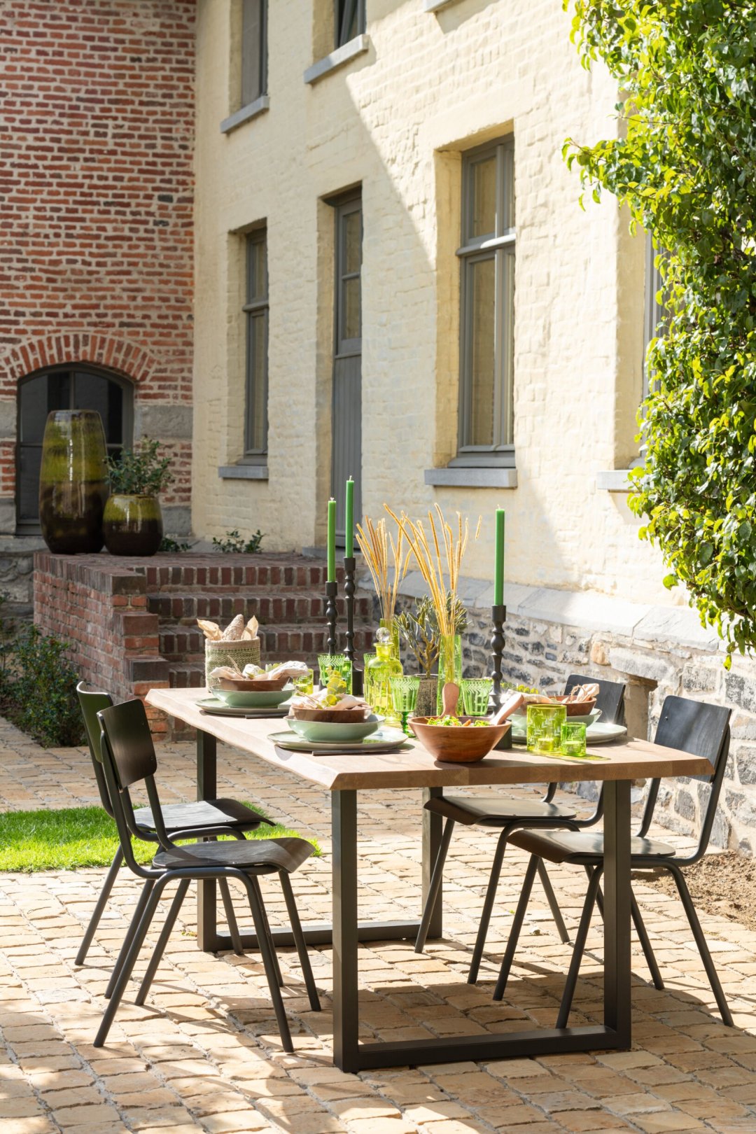 Table Legs Rectangle Steel Black