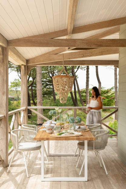 Table Legs Rectangle Steel White