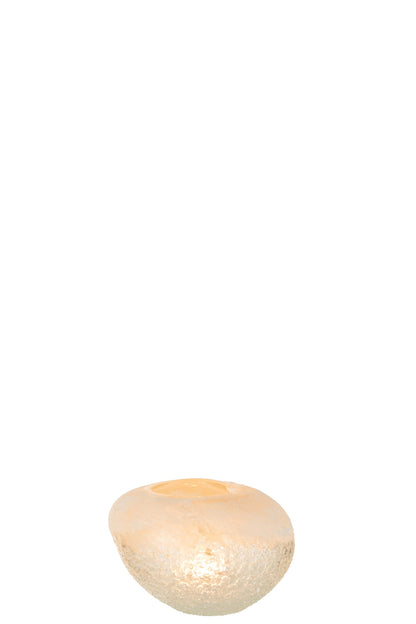 Vaas Bol Glas Beige