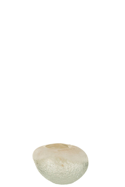 Vaas Bol Glas Beige