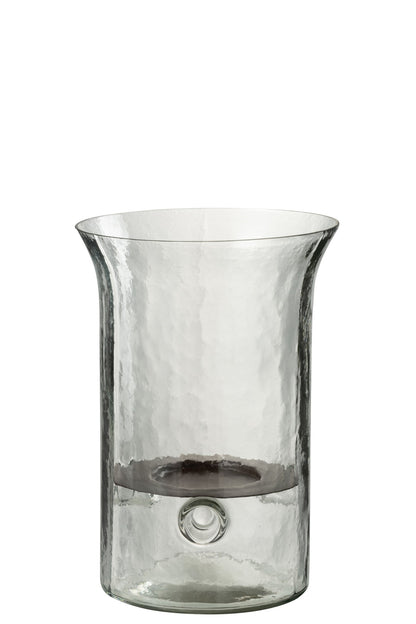 Kaarshouder Bord Wazig Glas Transparant Small