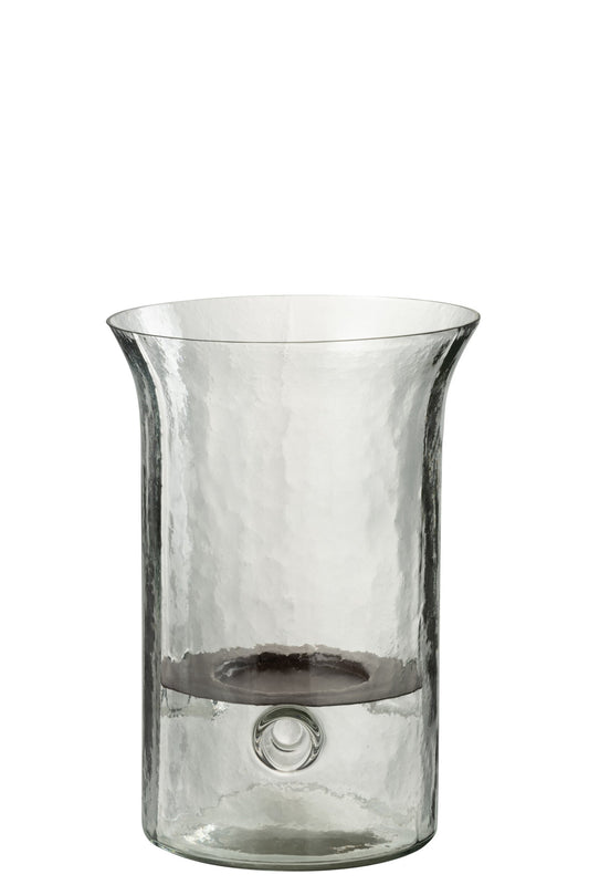 Kaarshouder Bord Wazig Glas Transparant Small