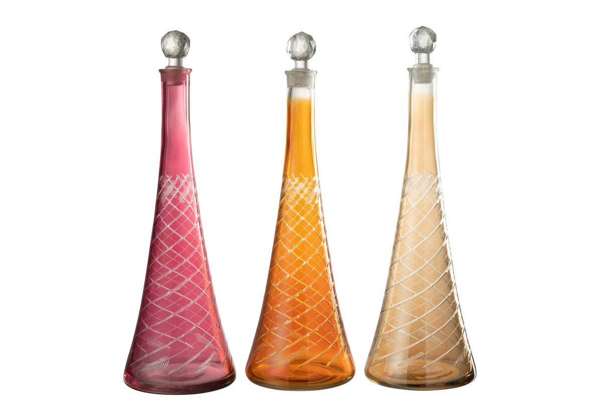 Carafe Stem Glass Red