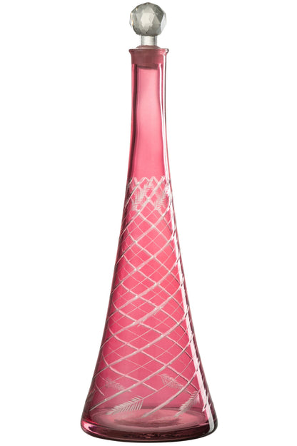Carafe Stem Glass Red