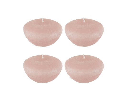 Doos 4 Drijfkaars Roze Large-8u