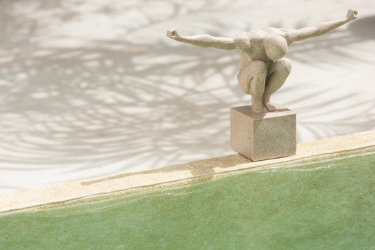 Sportsman On Base Marble Poly Sand Small