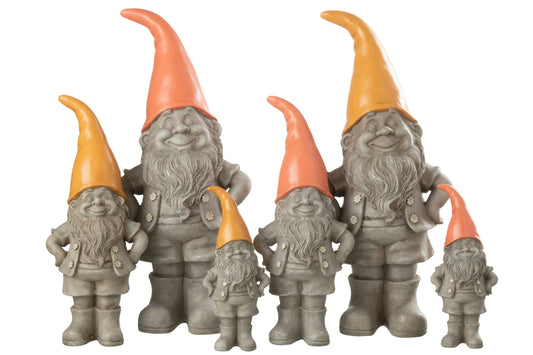 Gnome Pointy Hat Poly Mix Large Assortment Of 2