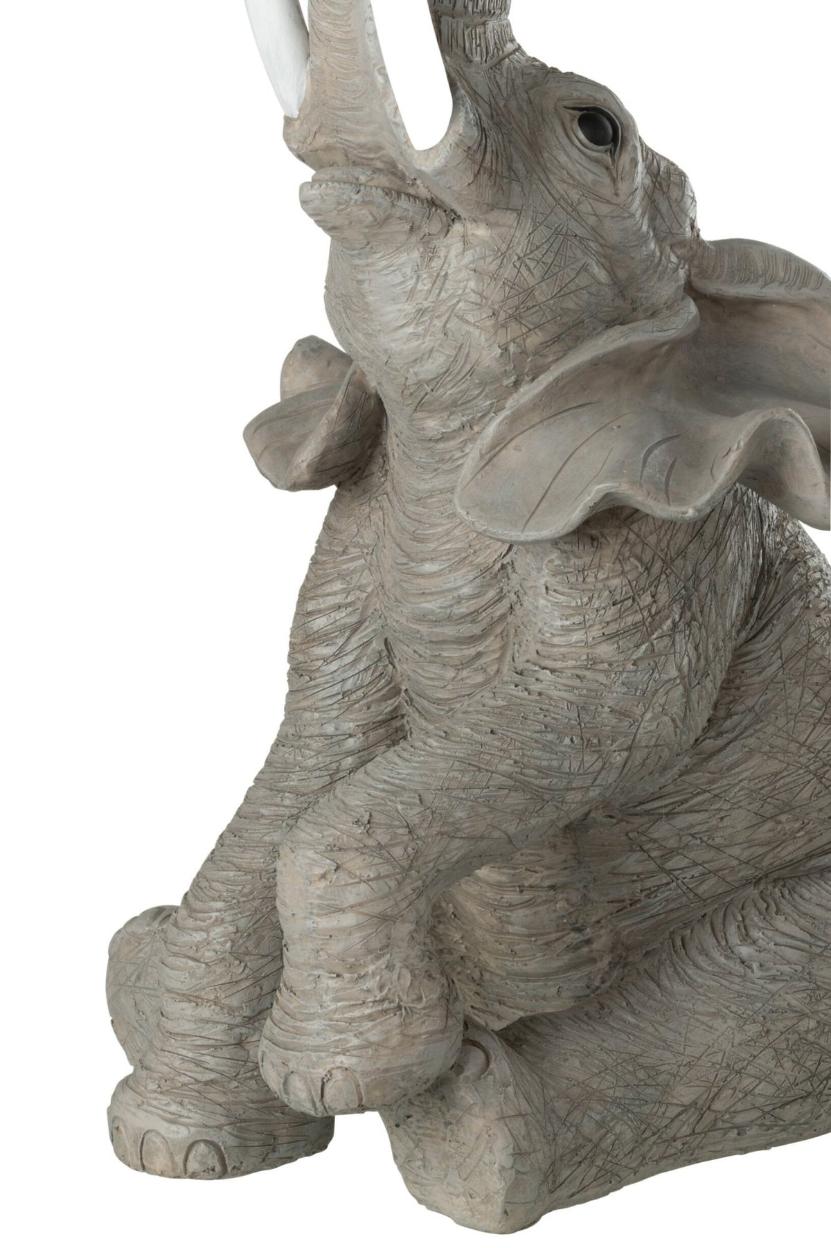 Table Elephant Poly/Glass Grey
