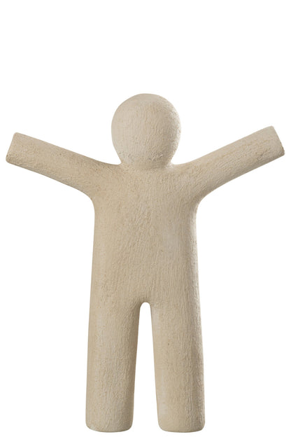 P'tit Maurice Rough Finish Poly Beige Large