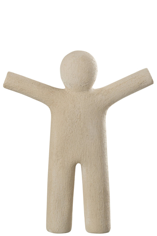 P'tit Maurice Rough Finish Poly Beige Large