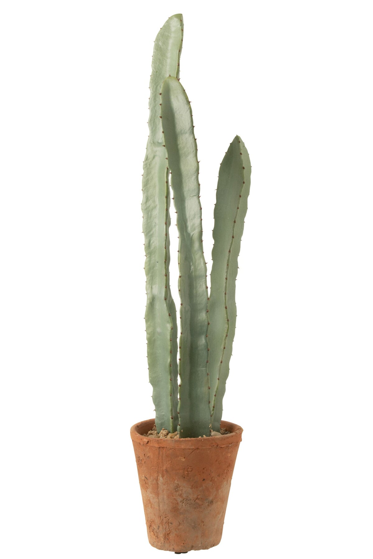 Cactus 3 Parts In Pot Plastic Green Large