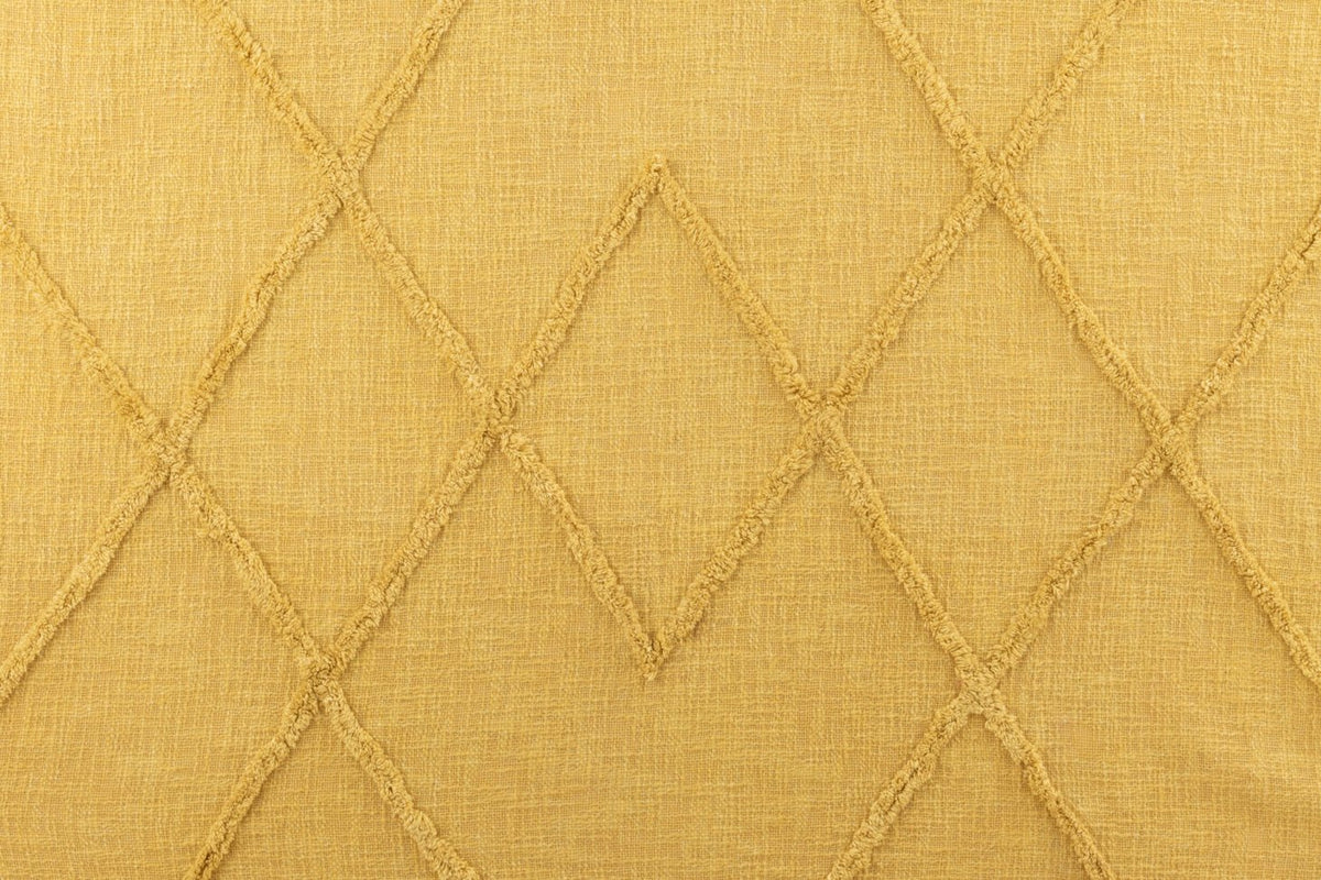 Throw Tassel Cotton Mustard