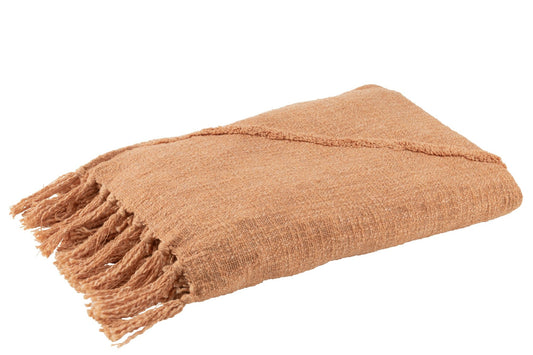 Throw Tassel Cotton Coral