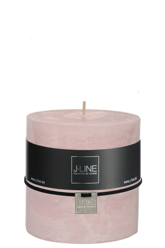 Cilinderkaars Poederroze -64u