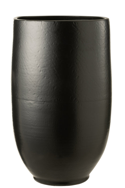 Vase Ying Ceramic Black Large