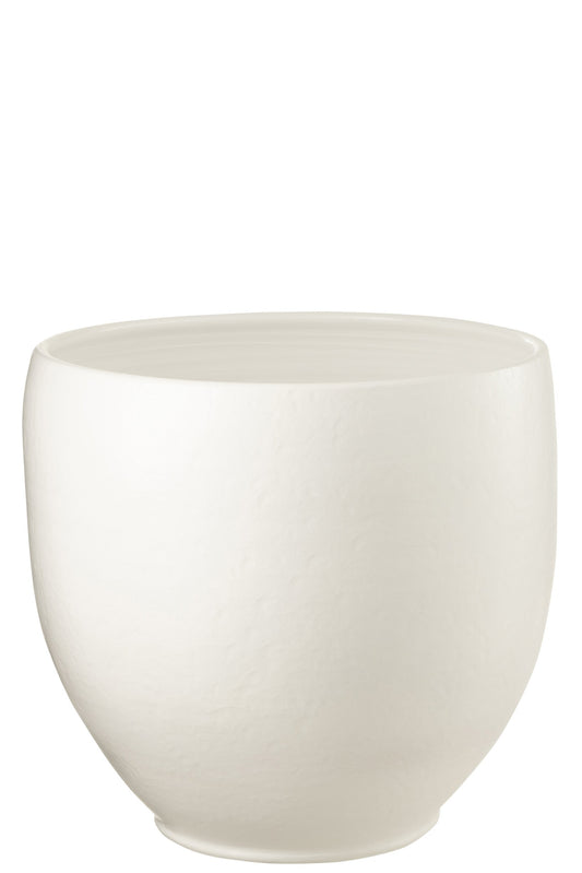 Flowerpot Ying Ceramic White X-Large