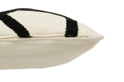 Cushion Stripe Textile White/Black