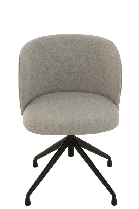 Chair Turn/Up/Down Linen Grey
