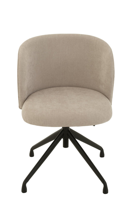Chair Turn/Up/Down Textile Beige